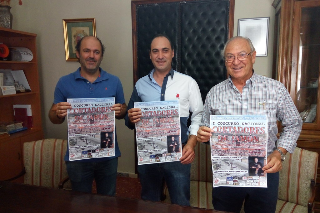Los Santos de Maimona acoge el I Concurso Nacional de Cortadores de Jamón