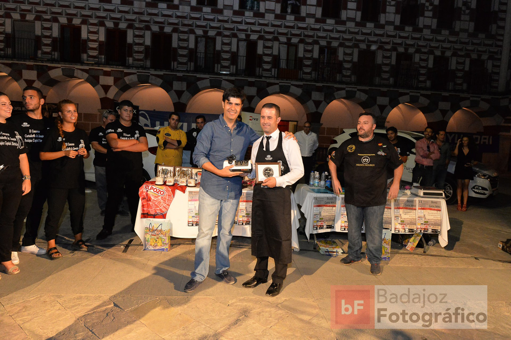 II Concurso Cortadoras y Cortadores de Jamón "Badajoz, Capital Ibérica" Moises Monroy y Pepe Alba