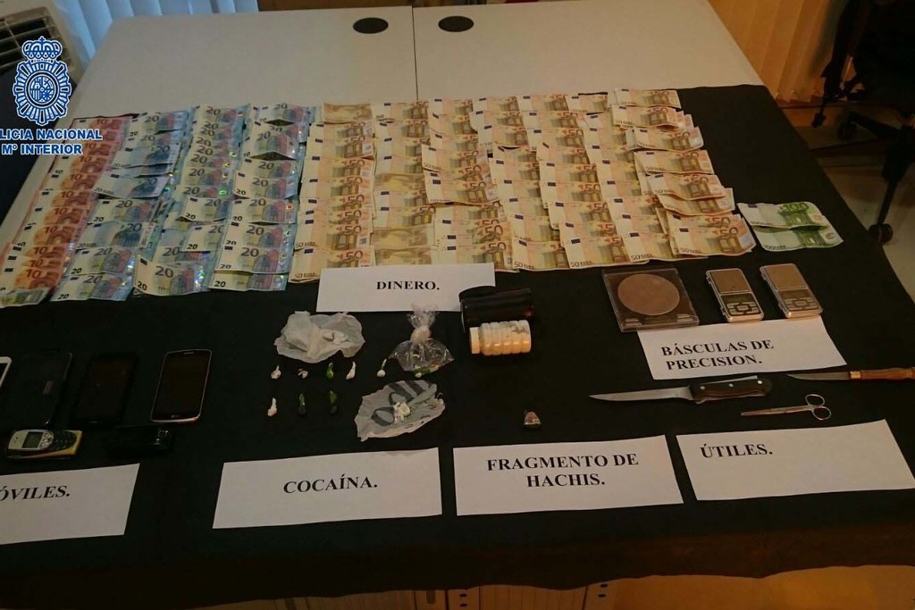 La Policía Nacional desarticula una red de distribución de cocaína en Cáceres