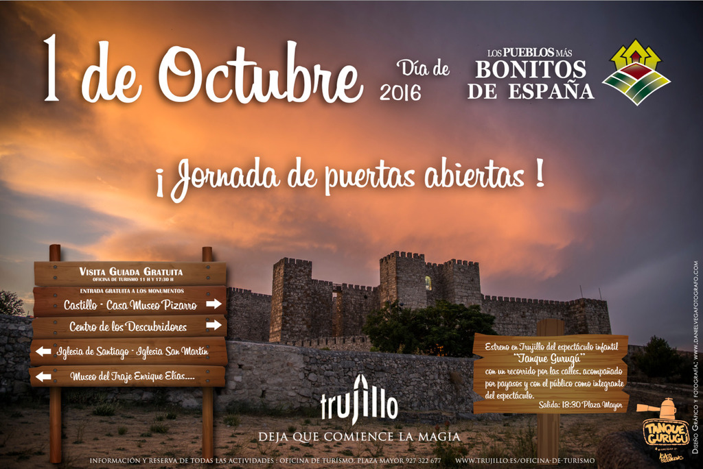 Cartel 1 Octubre Día de Los Pueblos Más Bonitos de España