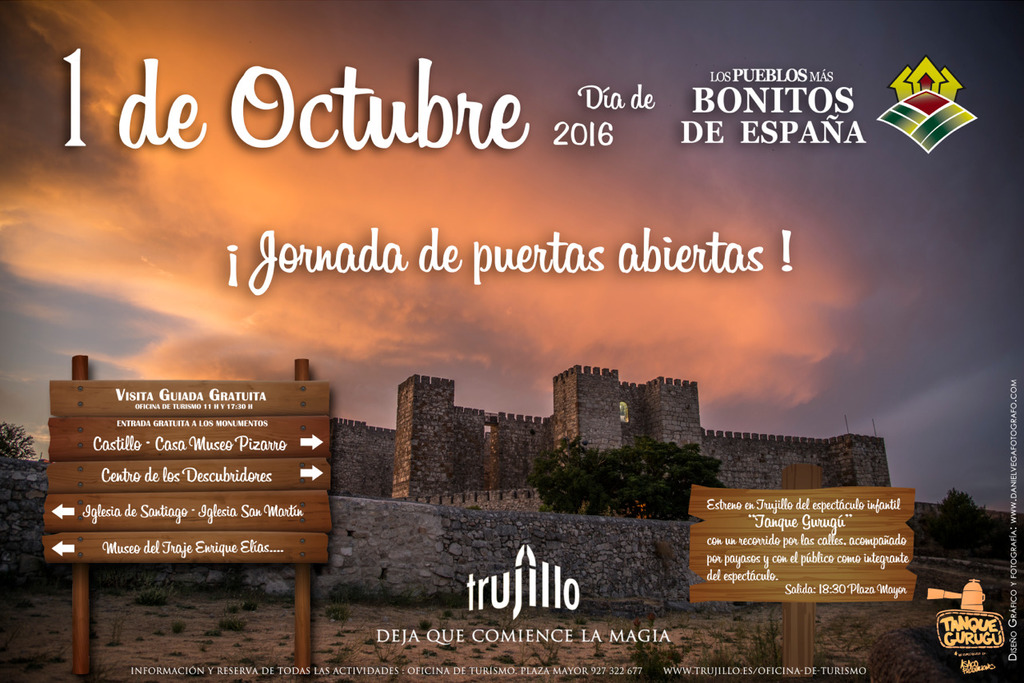 Trujillo celebra el día de Los Pueblos más Bonitos de España