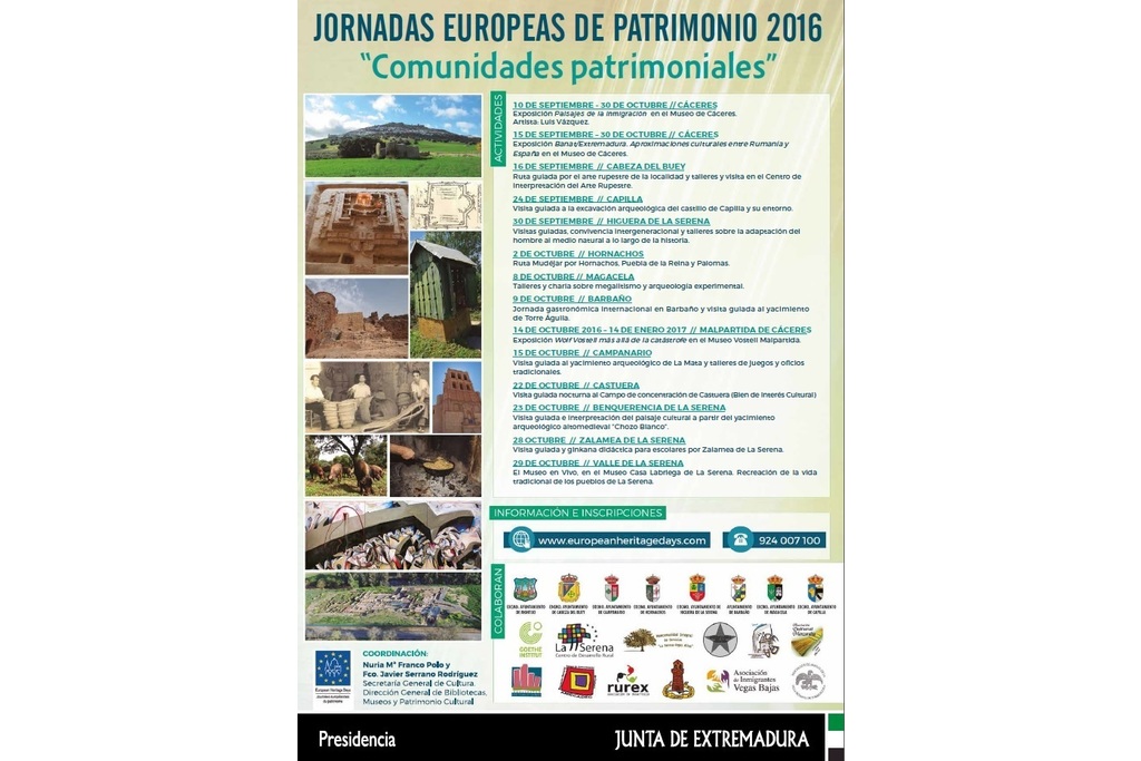 Cultura apuesta por el patrimonio como puente entre generaciones en Higuera de la Serena, dentro de las Jornadas Europeas 2016