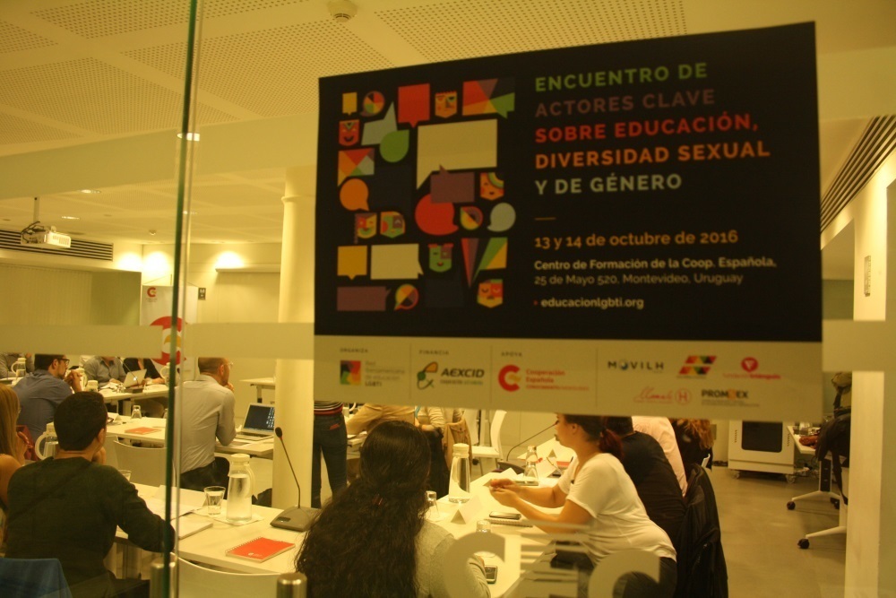 Encuentro Educacion y diversidad sexual AEXCID Montevideo