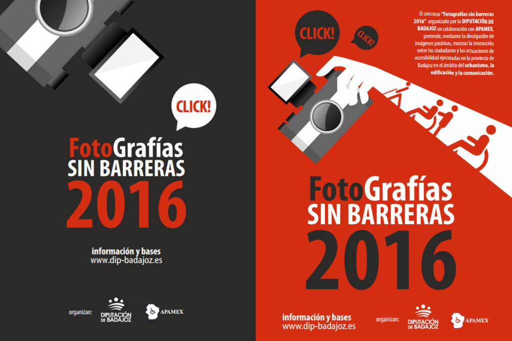 La Diputación de Badajoz y APAMEX convocan el III Concurso Fotográfico Sin Barreras