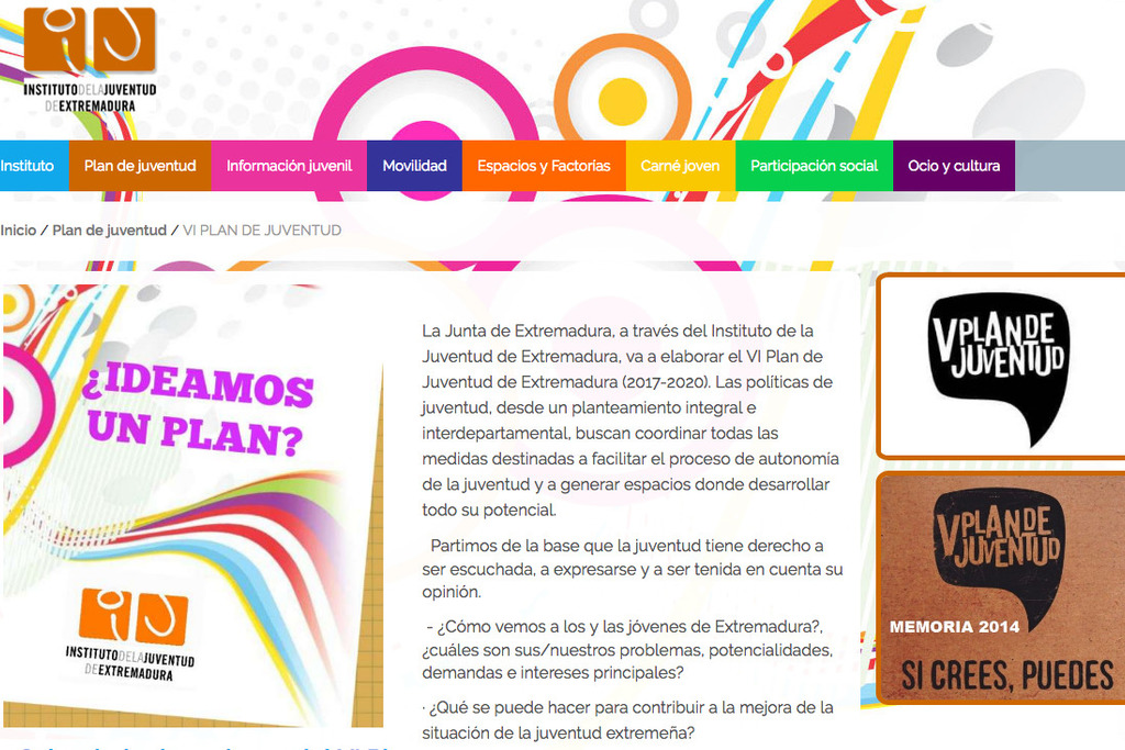El Instituto de la Juventud de Extremadura abre la convocatoria de los premios al mejor logotipo y lema del VI Plan de Juventud