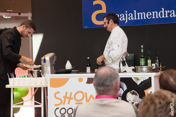 Show cooking de extremadura rte las barandas iberovinac enoturismo 2015 iberovinac 2015 show cooking normal 3 2