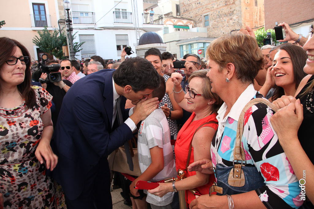 Pedro Sanchez PSOE  con Guillermo Fernández Vara - Presidente Junta Extremadura  2015-07-04-IMG_2230