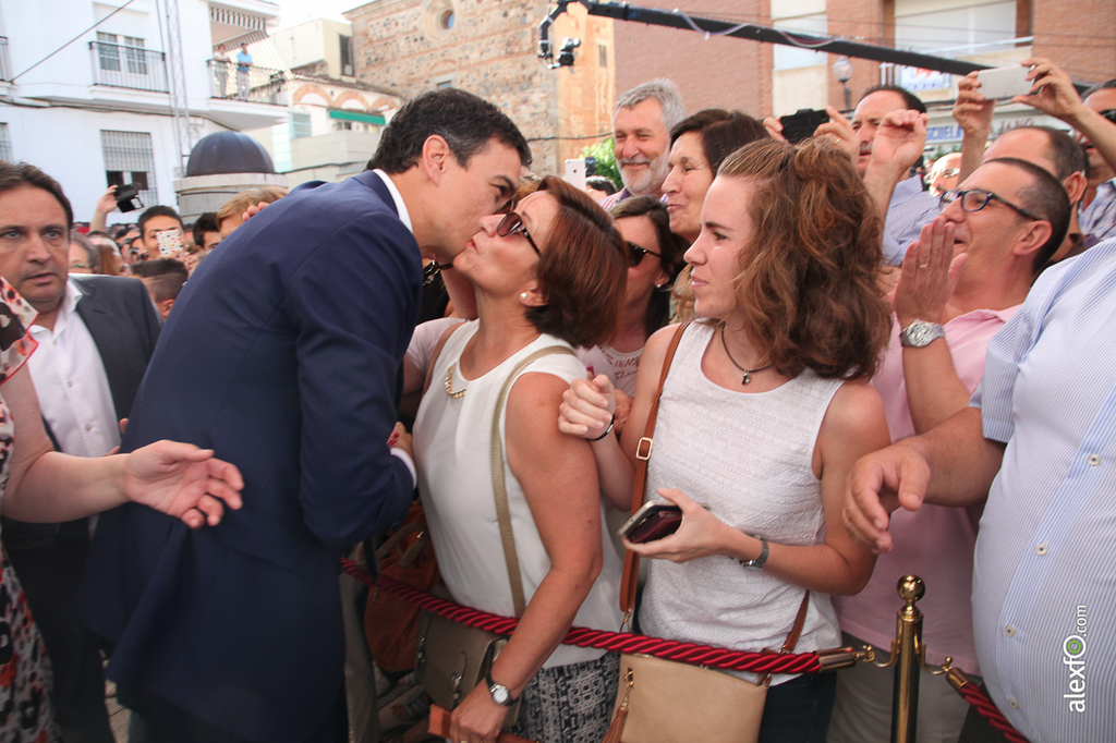 Pedro Sanchez PSOE  con Guillermo Fernández Vara - Presidente Junta Extremadura  2015-07-04-IMG_2239