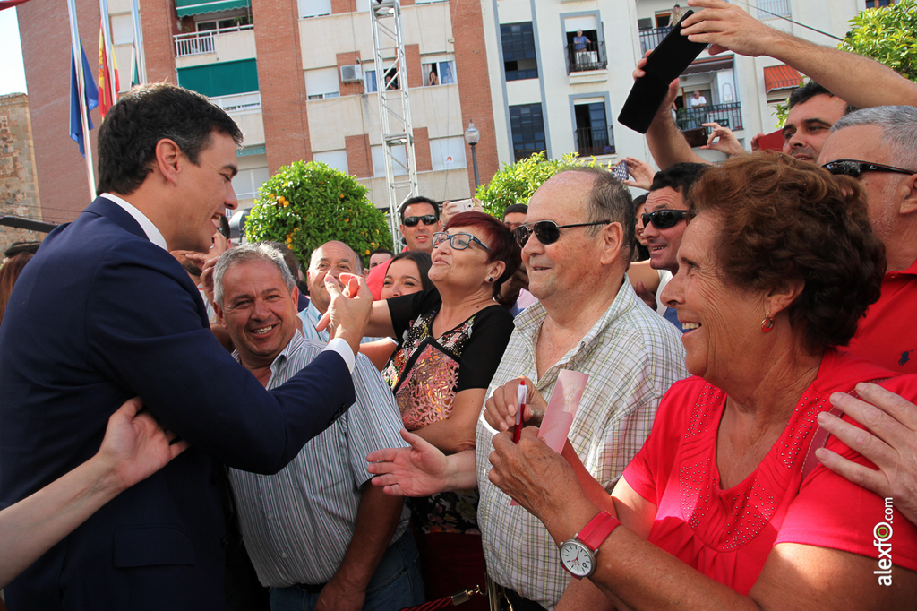 Pedro Sanchez PSOE  con Guillermo Fernández Vara - Presidente Junta Extremadura  2015-07-04-IMG_2264
