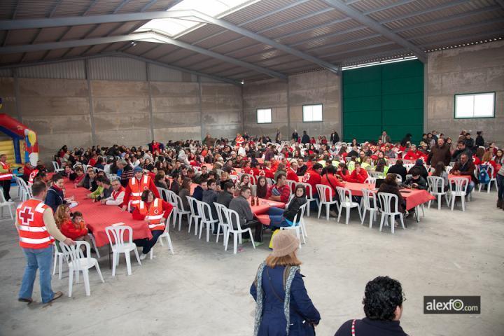 Comida Voluntariado Cruz roja Comida Día del Voluntariado Cruz Roja Extremadura