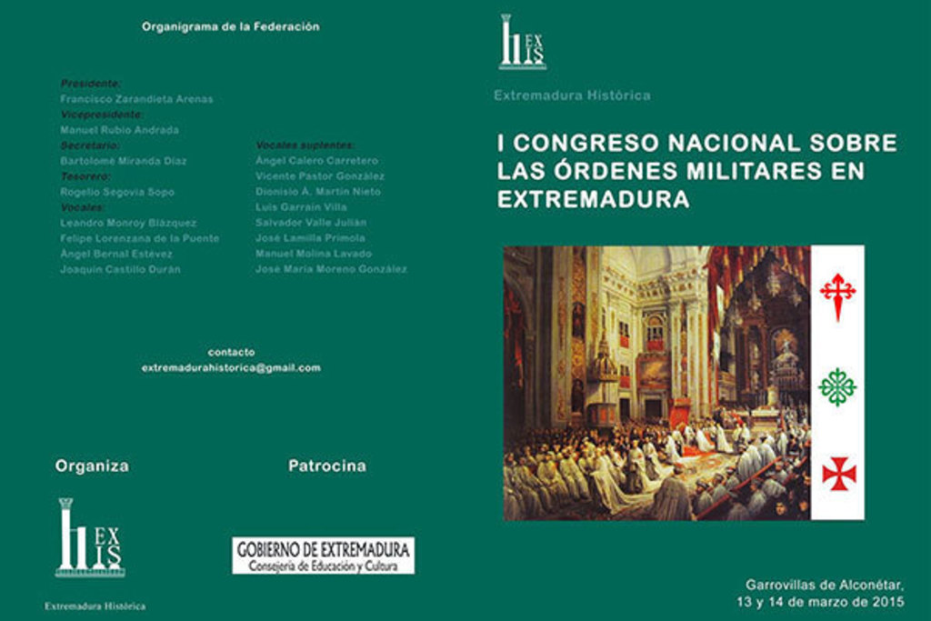 La Fundación Extremeña de la Cultura y la Federación 'Extremadura Histórica' presentan las actas de un congreso sobre Órdenes Militares
