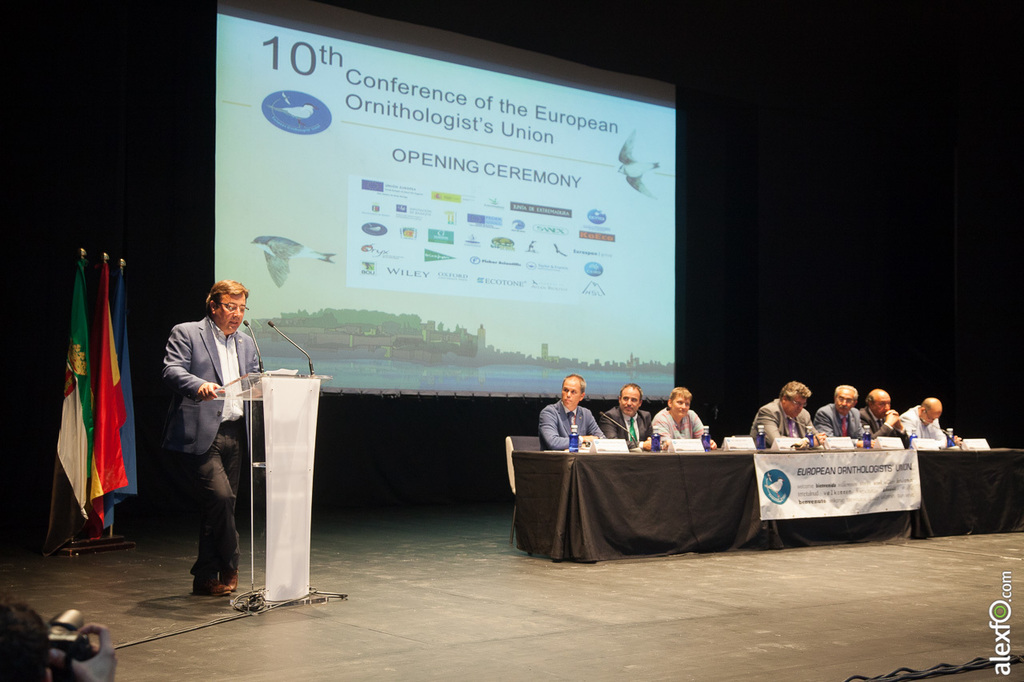 Apertura - inauguración de X Conferencia Internacional Ornitología de la UEO conferencia ornitologia extremadura-4039