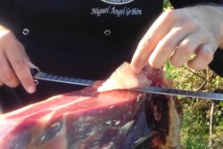 Corte de jamon y naturaleza miguel angel grinon cortador de jamon de badajoz 1 dam preview