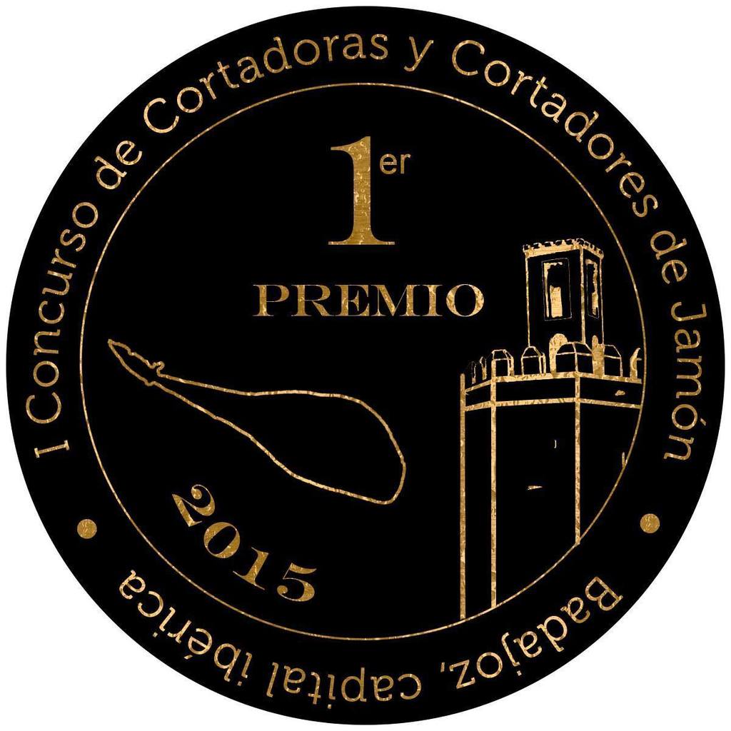 I Concurso Cortadoras y Cortadores de Jamón "Badajoz, Capital Ibérica" 11-09-2015 Premio VETA DE ORO