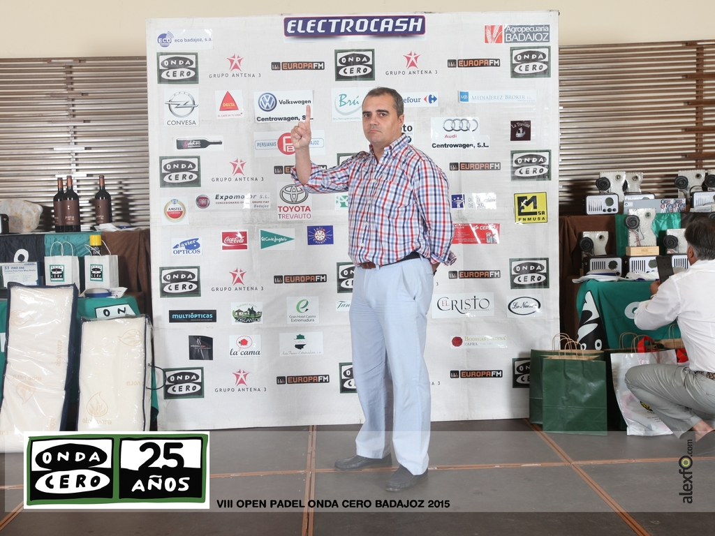 VIII Open Padel Onda Cero Badajoz 2015 Entrega de Trofeos / Casino de Extremadura IMG_1615