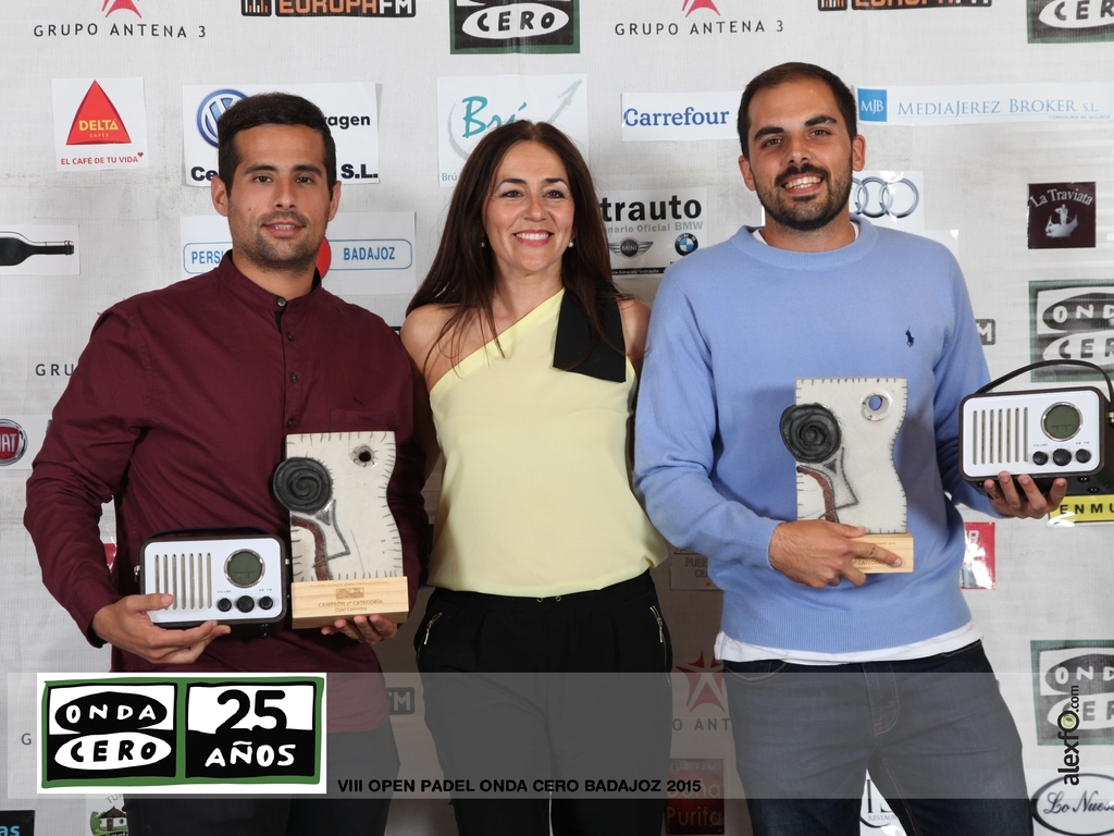 VIII Open Padel Onda Cero Badajoz 2015 Entrega de Trofeos / Casino de Extremadura IMG_1673