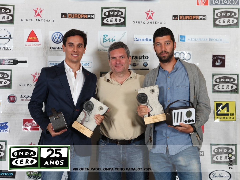 VIII Open Padel Onda Cero Badajoz 2015 Entrega de Trofeos / Casino de Extremadura IMG_1670