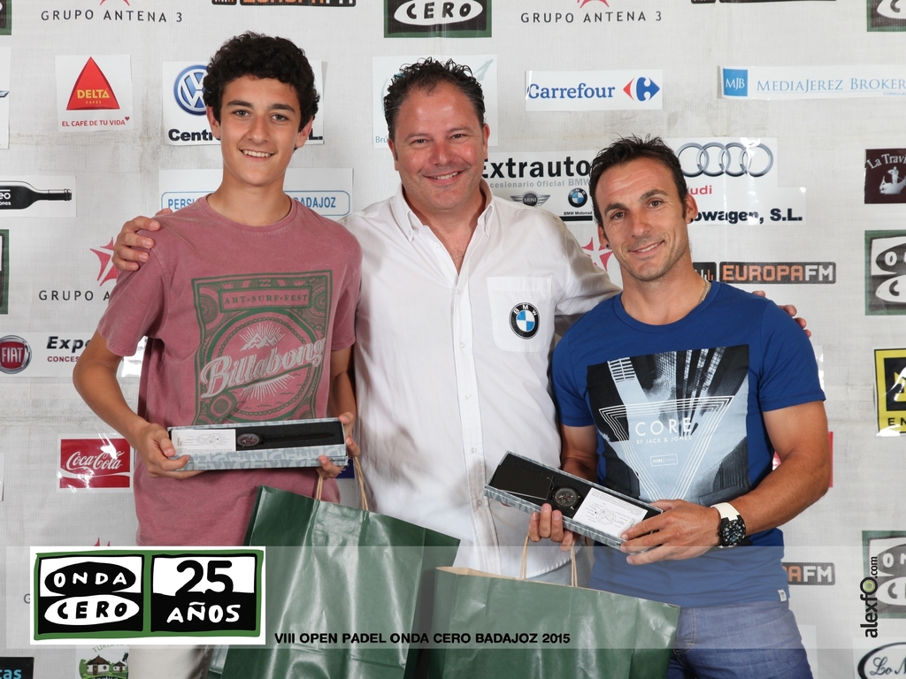 VIII Open Padel Onda Cero Badajoz 2015 Entrega de Trofeos / Casino de Extremadura IMG_1669