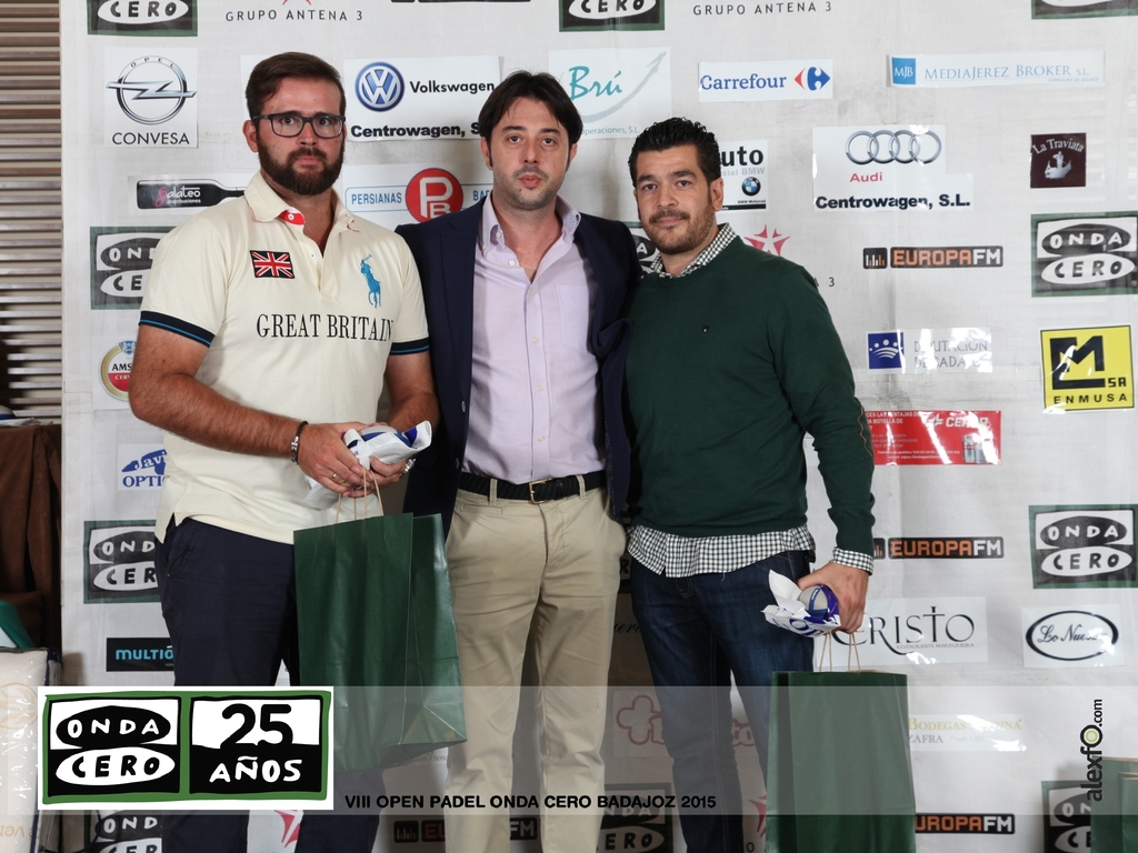 VIII Open Padel Onda Cero Badajoz 2015 Entrega de Trofeos / Casino de Extremadura IMG_1663