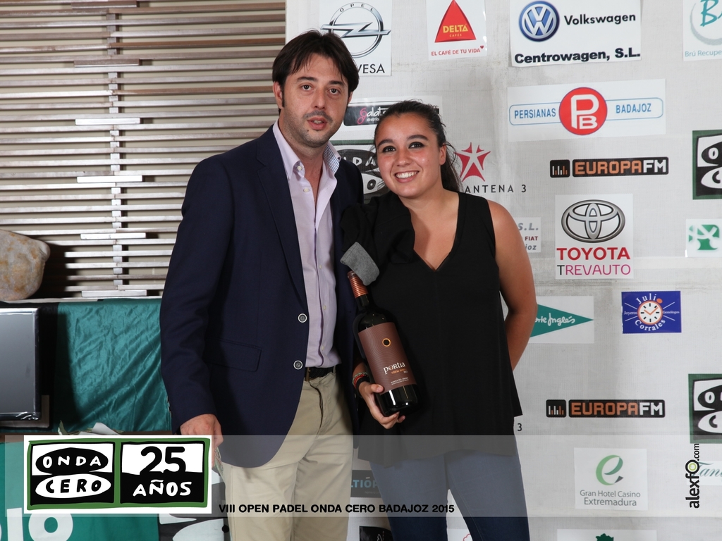 VIII Open Padel Onda Cero Badajoz 2015 Entrega de Trofeos / Casino de Extremadura IMG_1708