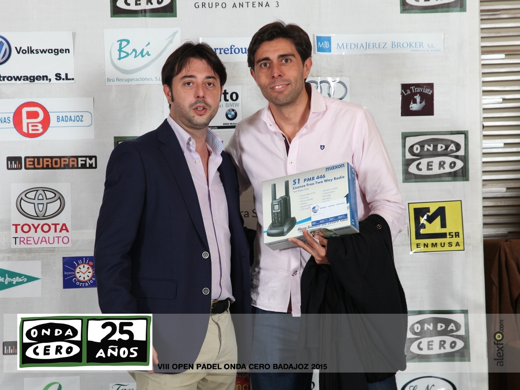 VIII Open Padel Onda Cero Badajoz 2015 Entrega de Trofeos / Casino de Extremadura IMG_1707