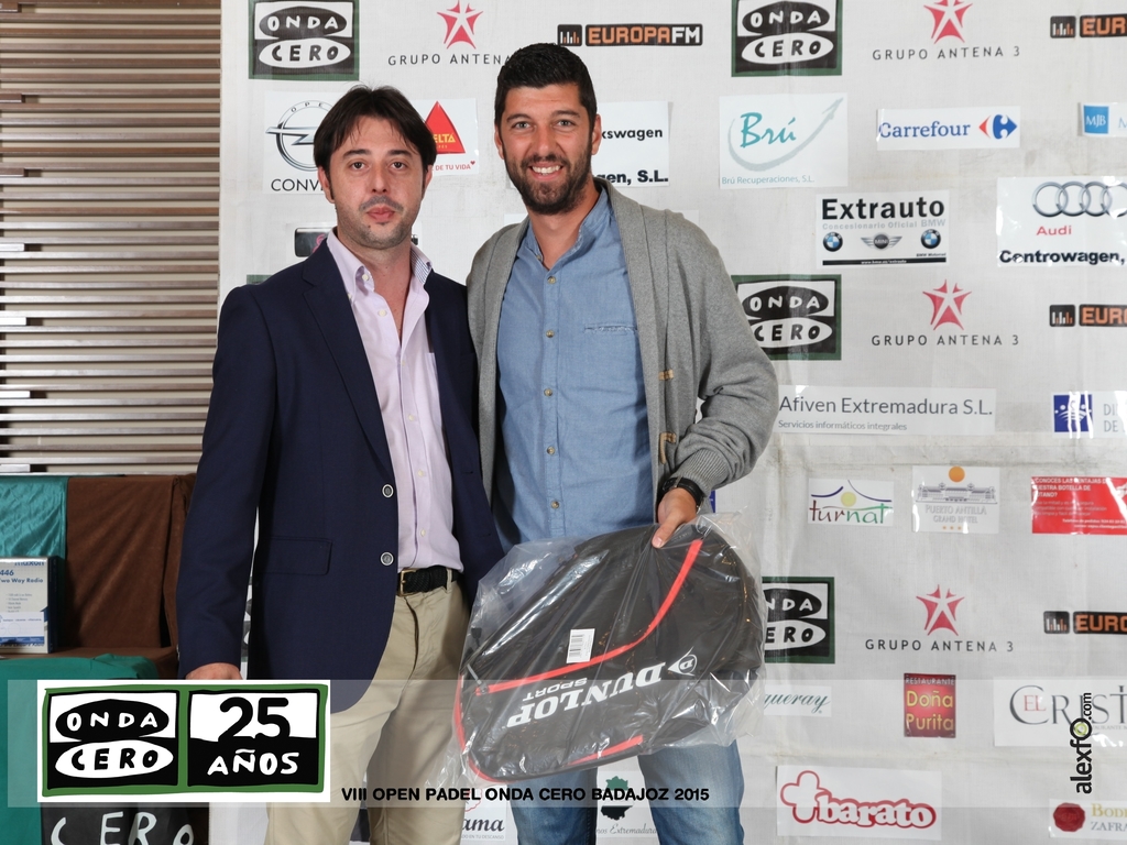VIII Open Padel Onda Cero Badajoz 2015 Entrega de Trofeos / Casino de Extremadura IMG_1706