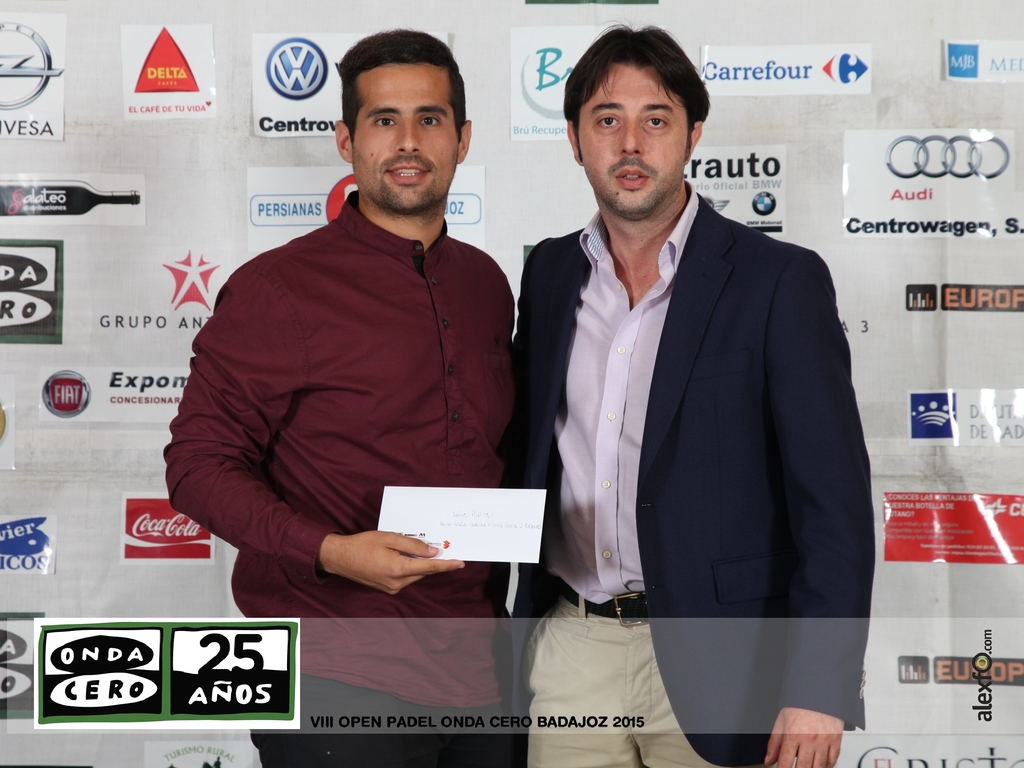 VIII Open Padel Onda Cero Badajoz 2015 Entrega de Trofeos / Casino de Extremadura IMG_1702