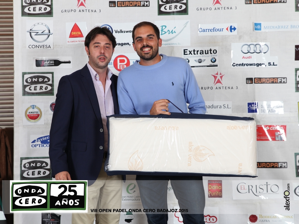 VIII Open Padel Onda Cero Badajoz 2015 Entrega de Trofeos / Casino de Extremadura IMG_1695