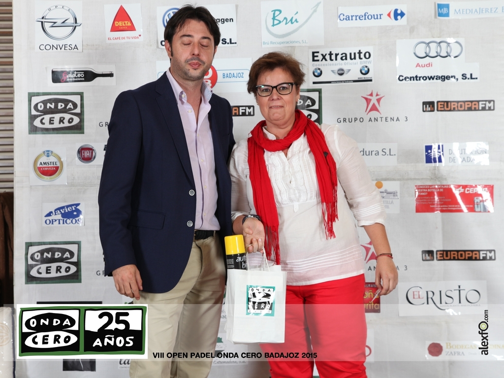 VIII Open Padel Onda Cero Badajoz 2015 Entrega de Trofeos / Casino de Extremadura IMG_1687
