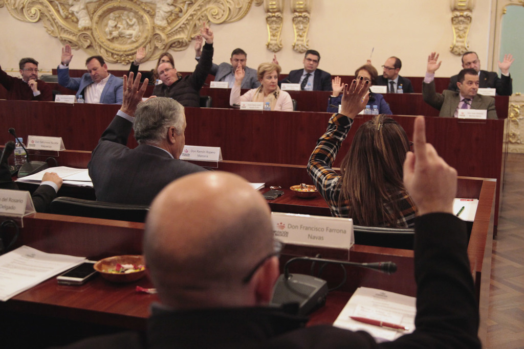 El último pleno de la Diputación pacense de este año pide al Gobierno que deje a los ayuntamientos revertir el superávit de 2017