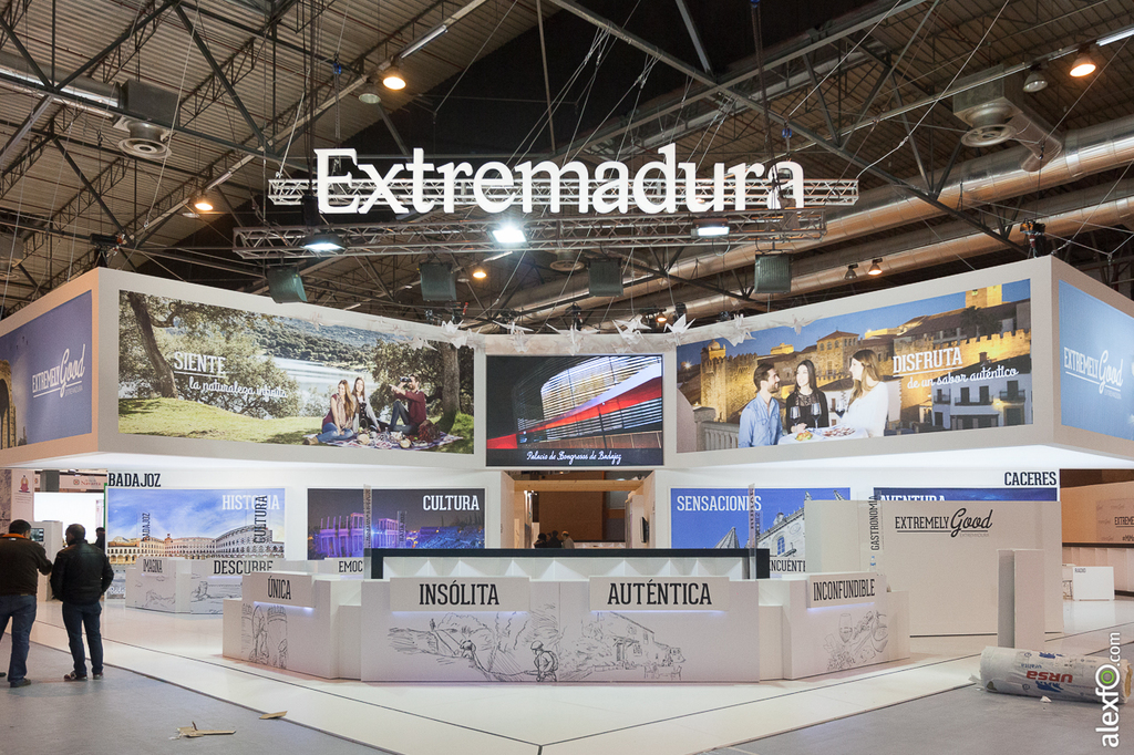 Primeras imágenes Stand de Extremadura FITUR 2015 27012015-IMG_6898