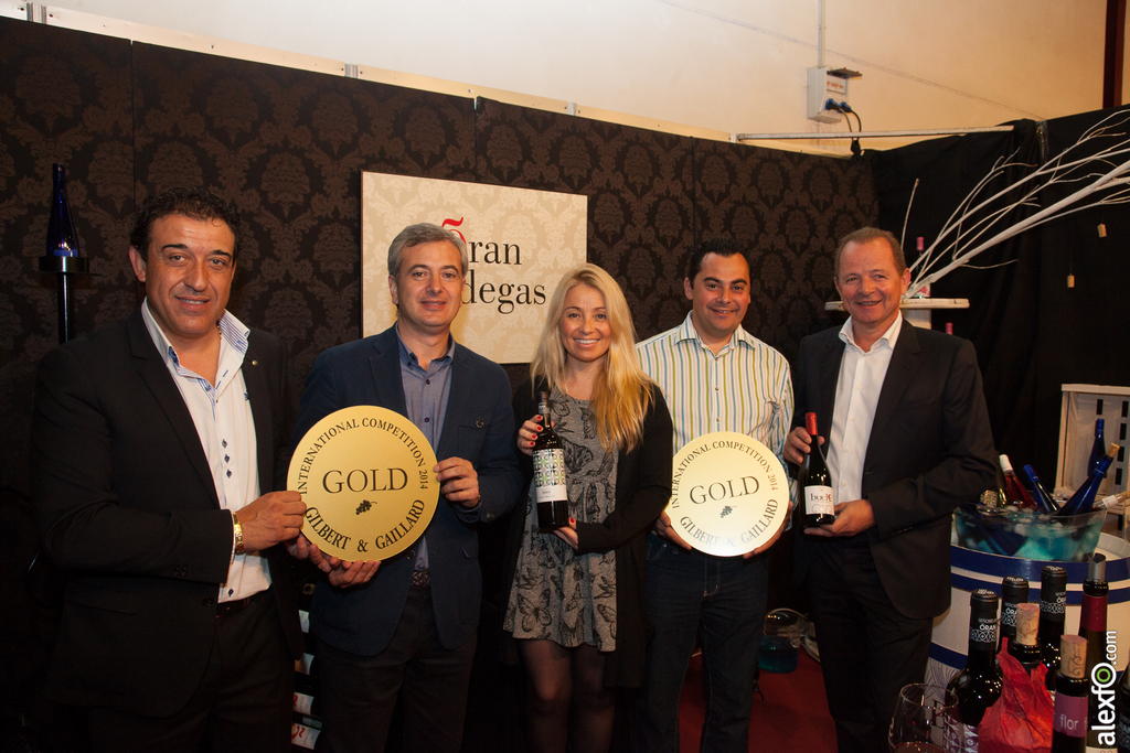 Medallas Oro Gilbert Gaillard 2015 & Vinos de Extremadura Bodegas Orán , vino Señorío de Orán 2013 , Medalla de Oro Gilbert & Gaillard 2015