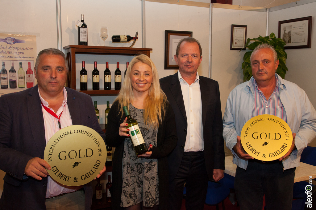 Medallas Oro Gilbert Gaillard 2015 & Vinos de Extremadura Sociedad Cooperativa Montevirgen , Vino Marqués de Villalba 2013, Medalla de Oro Gibert & Gaillard 2015