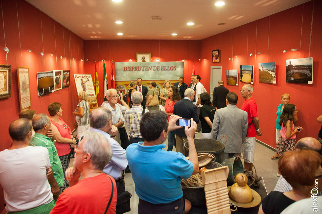 Visita Diputación Badajoz a Hogar Extremeño de Móstoles e inauguración exposición tauromaquia 06092014-IMG_2214
