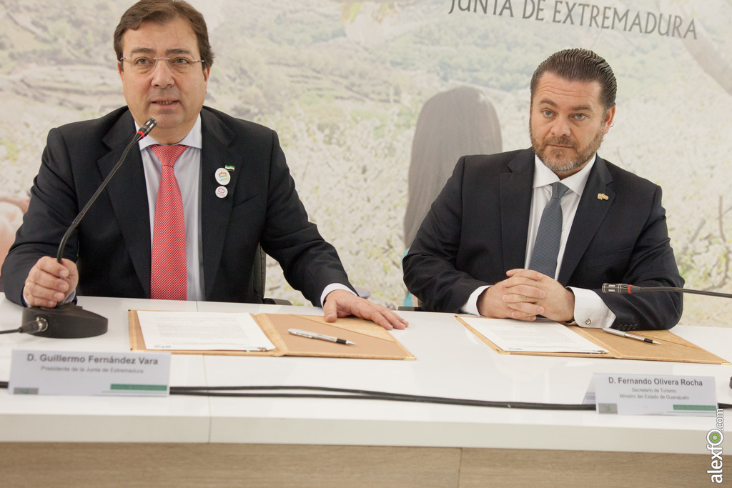 Firma de protocolo entre Extremadura y Guanajuato 1