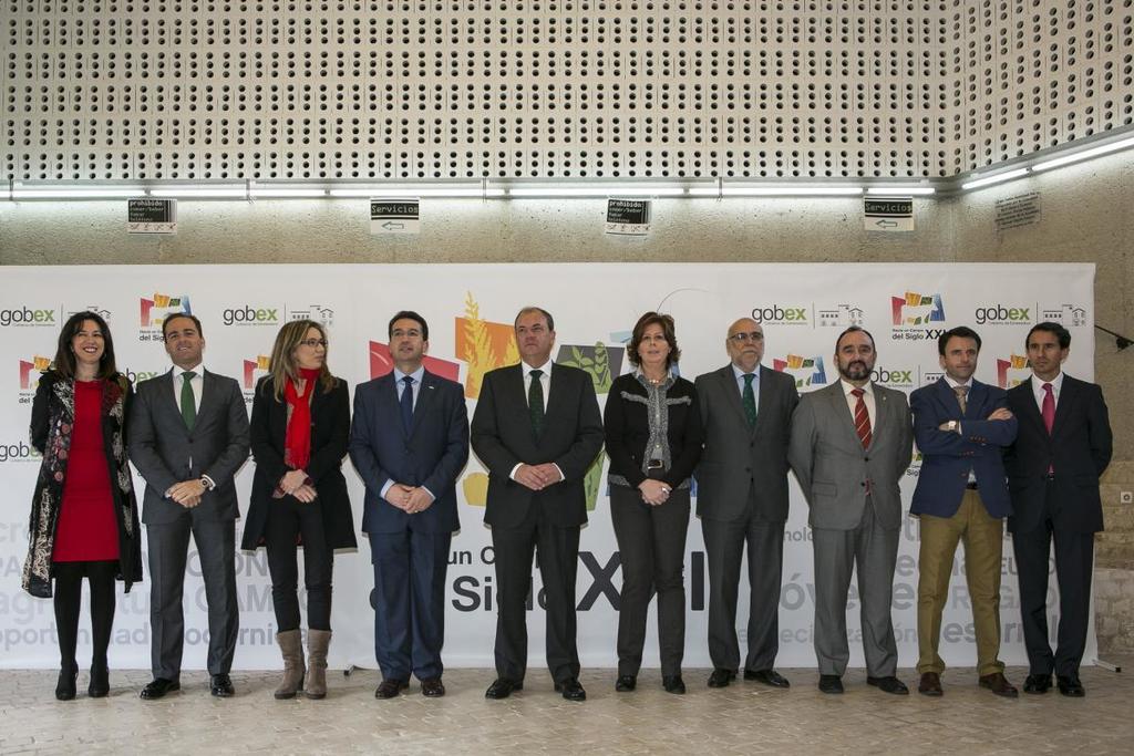Gobes Jornadas Agricultura El presidente del Gobierno de Extremadura, José Antonio Monago, inaugura la Jornada “Hacia un campo del S XXI”.