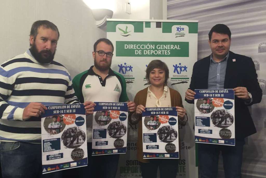 Mérida acogerá este fin de semana el Campeonato de España de Rugby sub 16 y sub 18