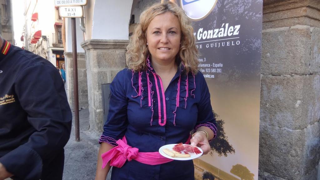  Evento de degustación de Jamón.  Degustación de jamón de bellota. Restaurante Gredos. Plasencia