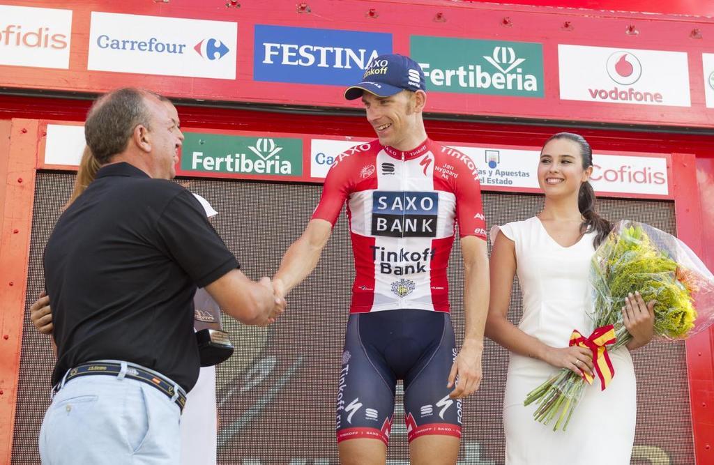 Gobex Vuelta Ciclista a España El presidente Monago asiste a la llegada de la sexta etapa de la Vuelta Ciclista a España en Cáceres
