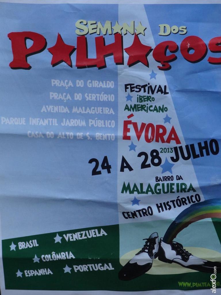 Semana dos Palhaços - Festival iberoamer Semana de Payasos - Festival Iberoamericano de Clown, Évora, Alentejo, Portugal 