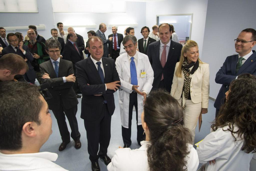 Gobex Hospital S.P. Alcántara El presidente del Gobierno de Extremadura, José Antonio Monago, inaugura la Unidad de Gestión de Ensayos Clínicos del Hospital S