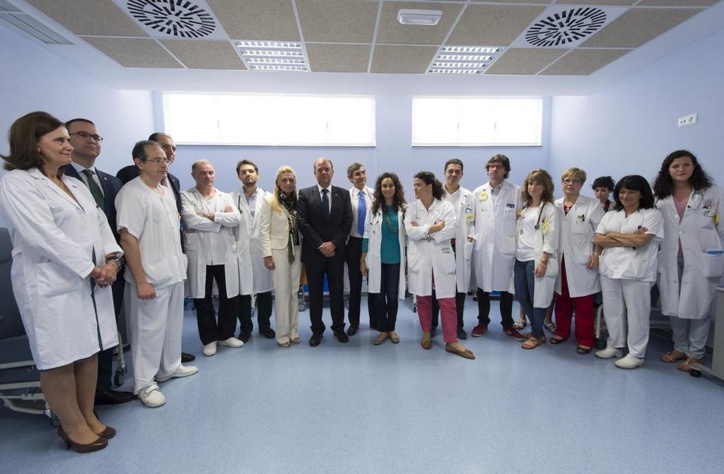 Gobex Hospital S.P. Alcántara El presidente del Gobierno de Extremadura, José Antonio Monago, inaugura la Unidad de Gestión de Ensayos Clínicos del Hospital S