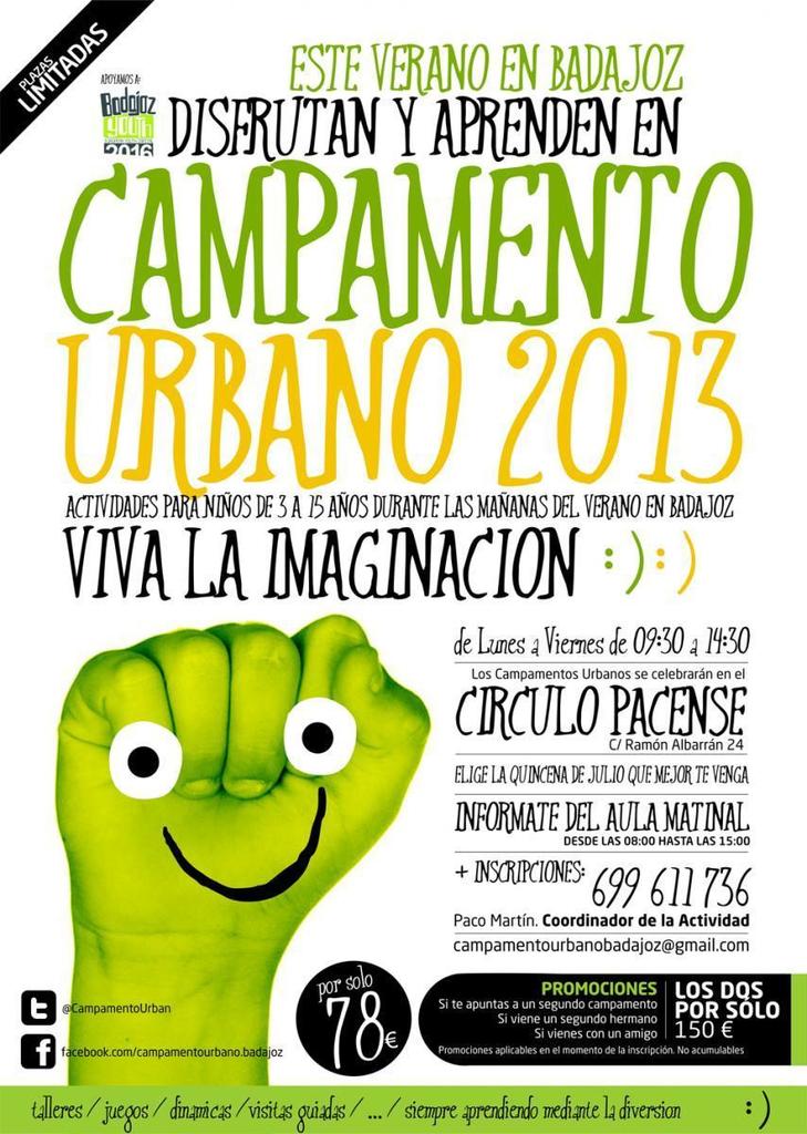 Campamento Urbano Badajoz 2013 Campamento urbano 2013