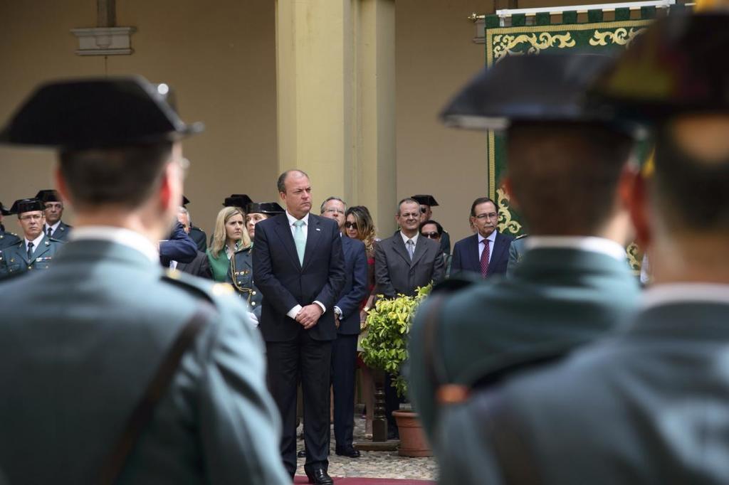 Gobex Toma de Posesión del General JAH El presidente del Gobierno de Extremadura, José Antonio Monago, asiste a la toma de posesión del General de Brigada de la 3ª Zon