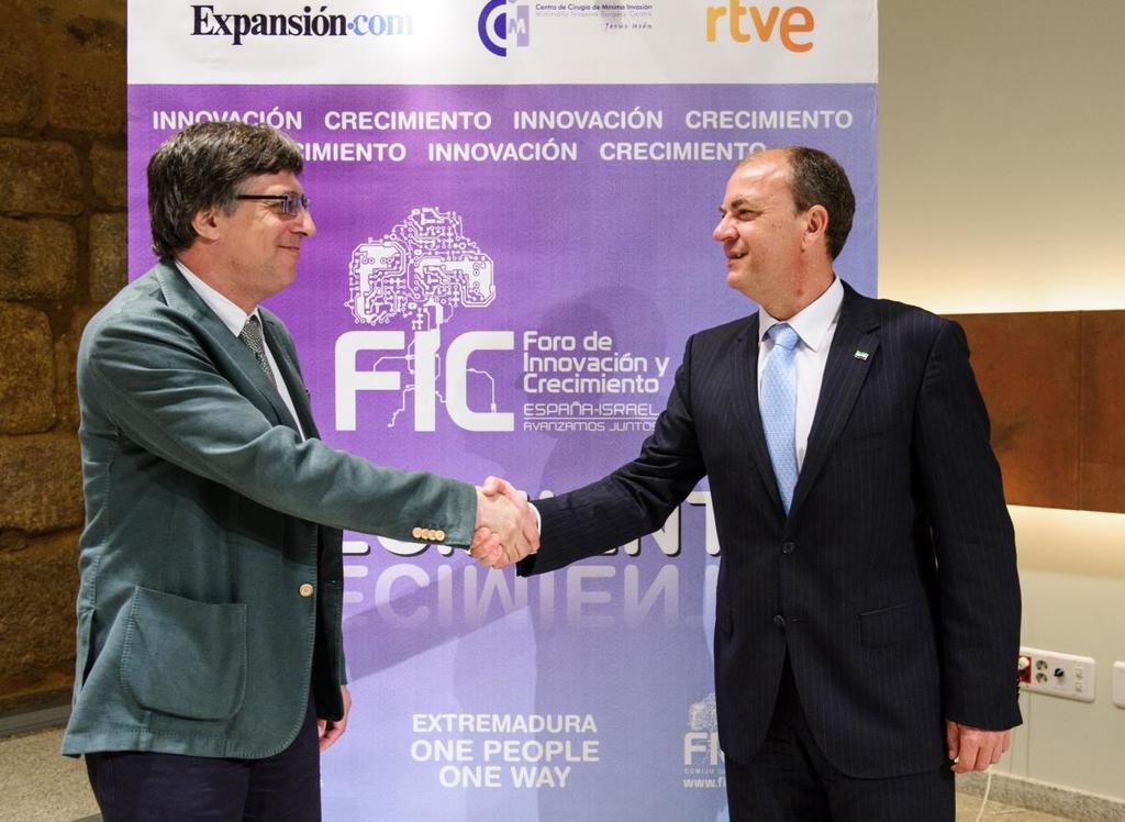 Gobex Presentación Foro FIC El presidente del Gobierno de Extremadura, José Antonio Monago, presenta el Foro de Innovación y Crecimiento ‘España e Israel, A