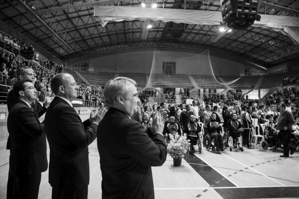 Gobex XXIX JEDES El presidente del Gobierno de Extremadura, José Antonio Monago, inaugura la convivencia final  de la XXIX edición de los Juegos 