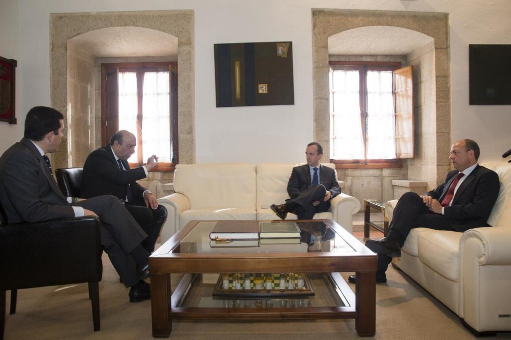 Gobex Reunión con Sec. de Estado El presidente del Gobierno de Extremadura, José Antonio Monago, se reúne con el secretario de Estado de Seguridad, Francisco Mar