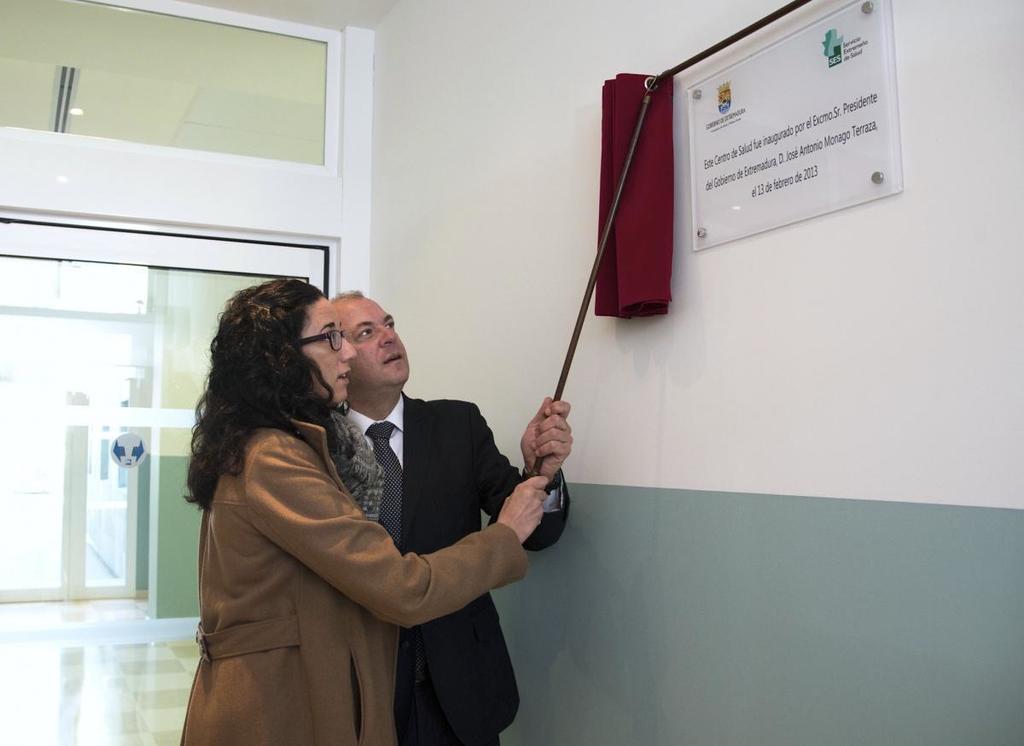 Gobex Centro Salud Talavera El presidente del Gobierno de Extremadura, José Antonio Monago, asiste a la inauguración del Centro de Salud de la localidad. Ta