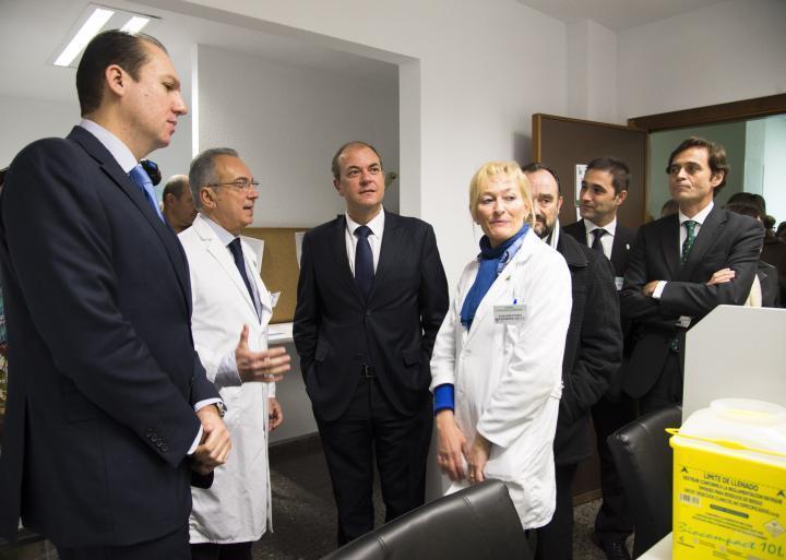 Gobex Visita al Hospital de Llerena El presidente del Gobierno de Extremadura, José Antonio Monago, visita las nuevas instalaciones del Hospital de Llerena.