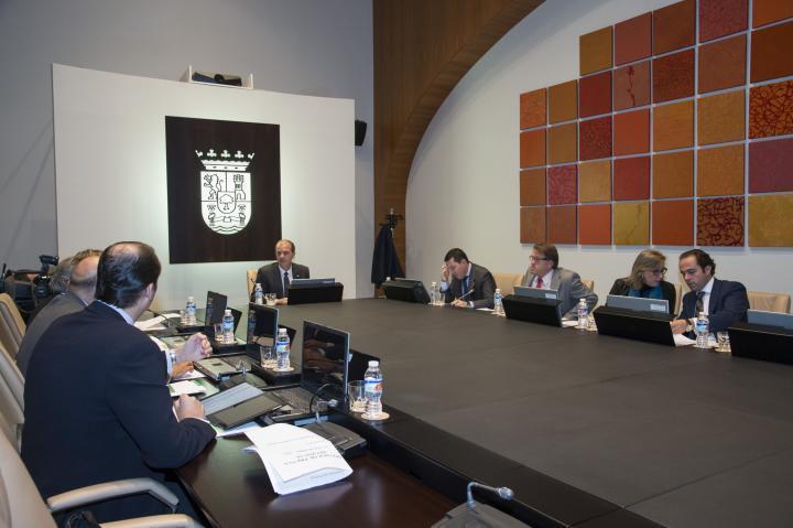 Gobex Consejo de Gobierno del 27/11/2012 El Presidente, José Antonio Monago, y los miembros del Consejo de Gobierno del Gobex, en un momento del Consejo.